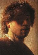 REMBRANDT Harmenszoon van Rijn Self-Portrait sh USA oil painting reproduction